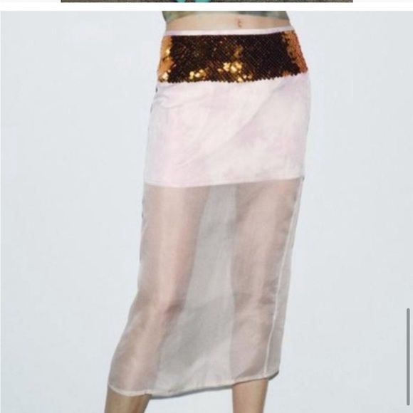 NWT ZARA GOLD SEQUIN ORGANZA
SKIRT size M
🚨FIRM PRICE NO DISCOUNT - Picture 3 of 15